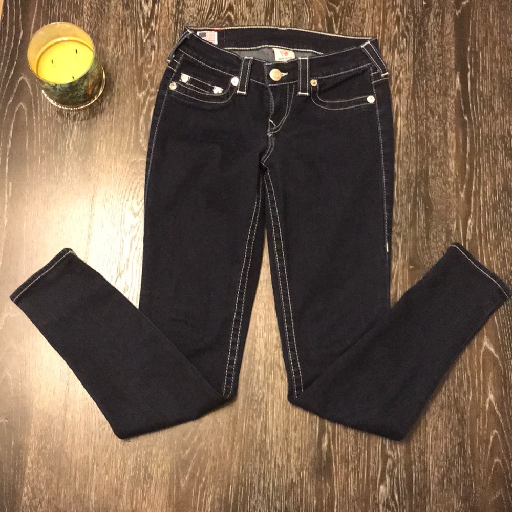 True Religion Dark Skinny Jeans